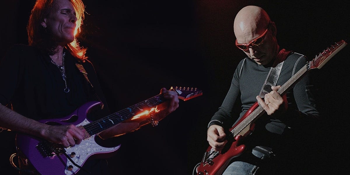 A Chat with Joe Satriani and Steve Vai