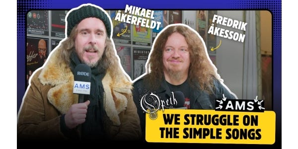 Mikael Åkerfeldt and Fredrik Åkesson of Opeth - AMS Interview