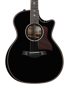 Taylor Builders Edition 814ce Black Acoustic Electric Guitar with Case