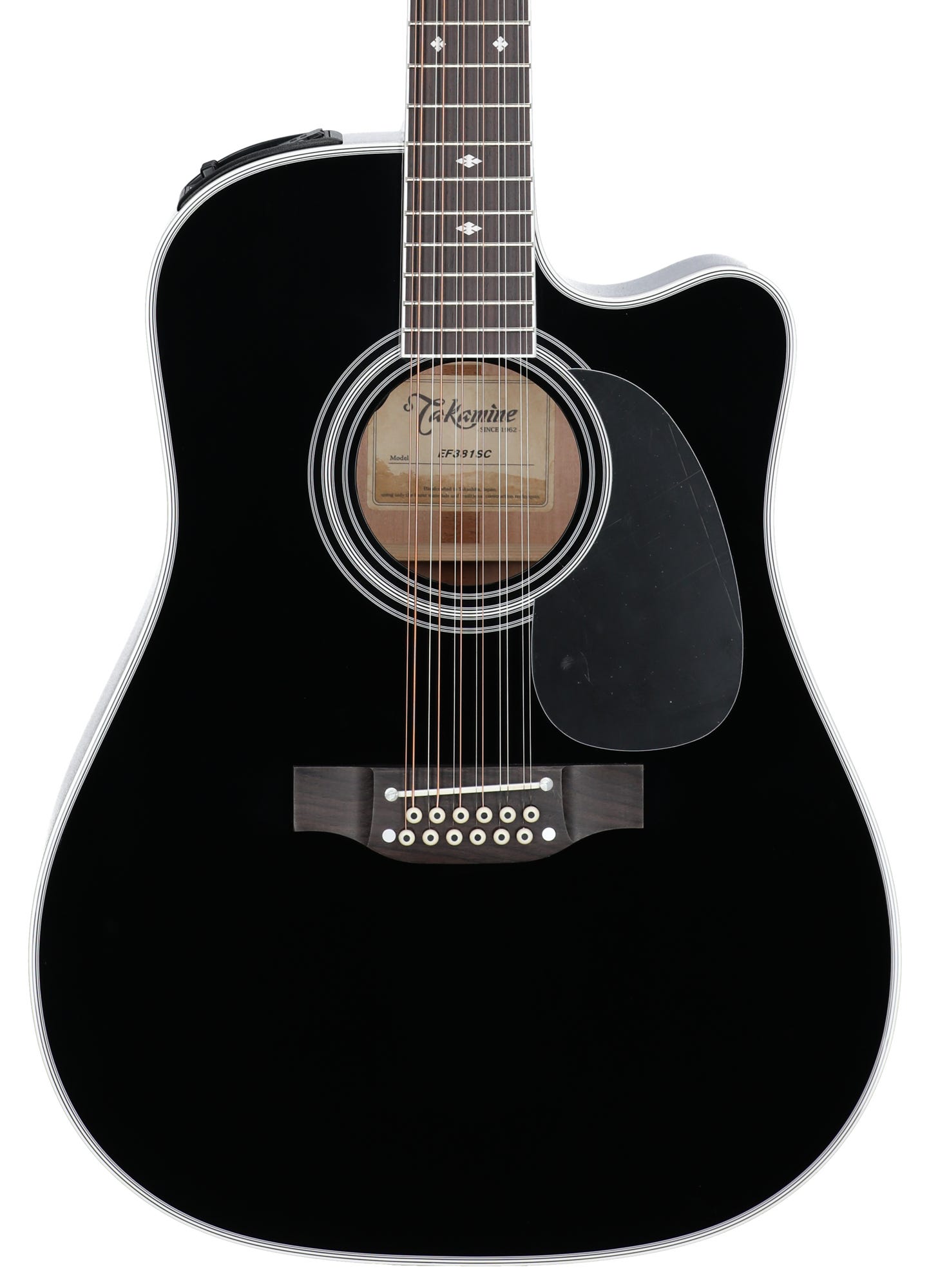 Takamine EF381SC Acoustic Electric Guitar with Case