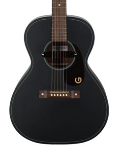 Gretsch Jim Dandy Deltoluxe Concert Acoustic Electric Guitar Black Top