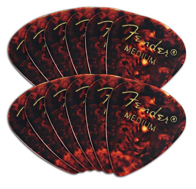Fender 351 Classic-Premium Celluloid Guitar Picks