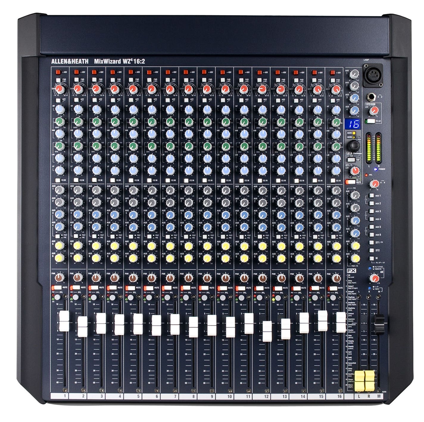 Allen & Heath MixWizard4 WZ4 16:2 16 Channel Rackmountable Mixer
