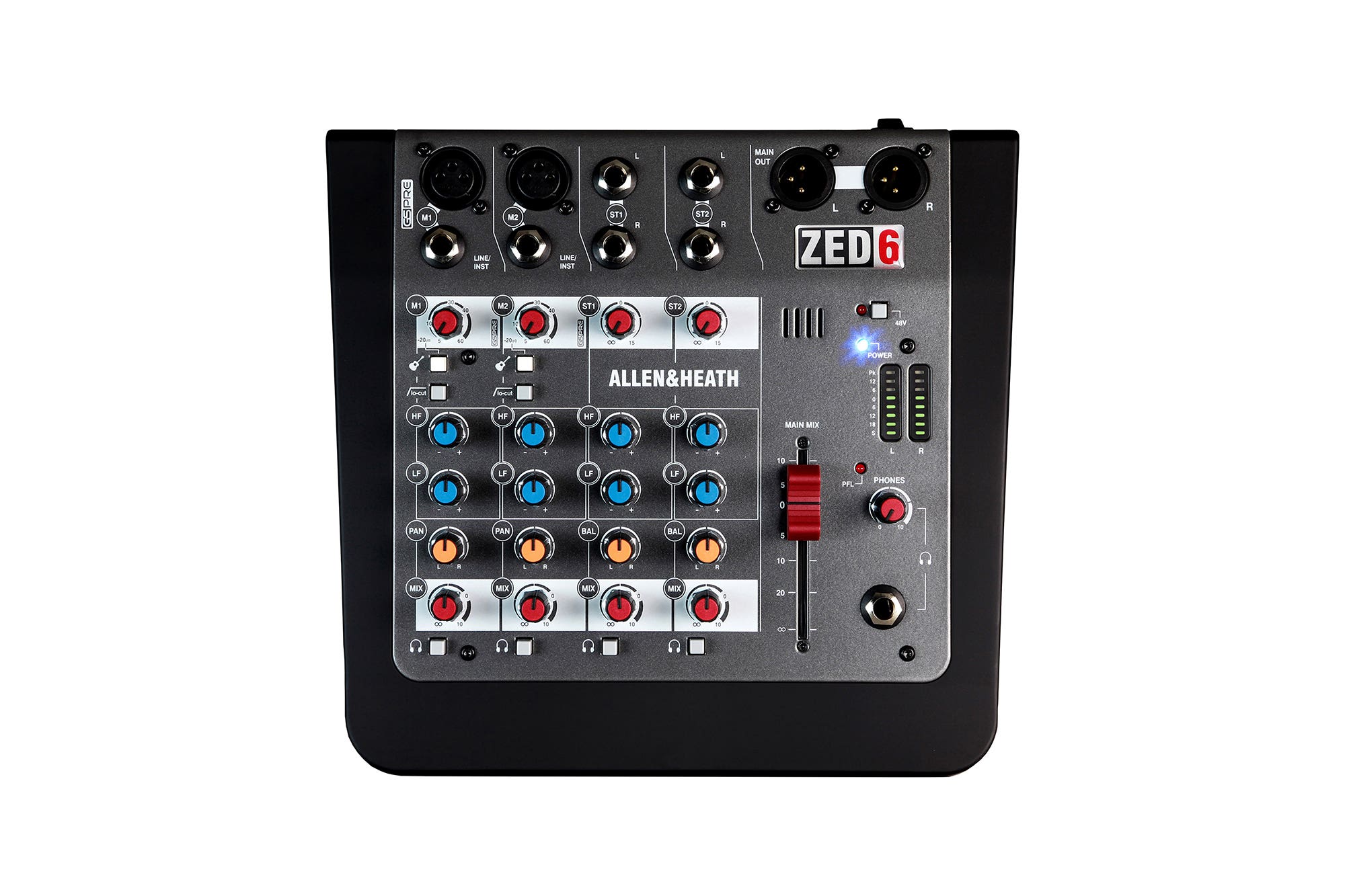 Allen And Heath Zed-6 Compact 6-Channel Analogue Mixer