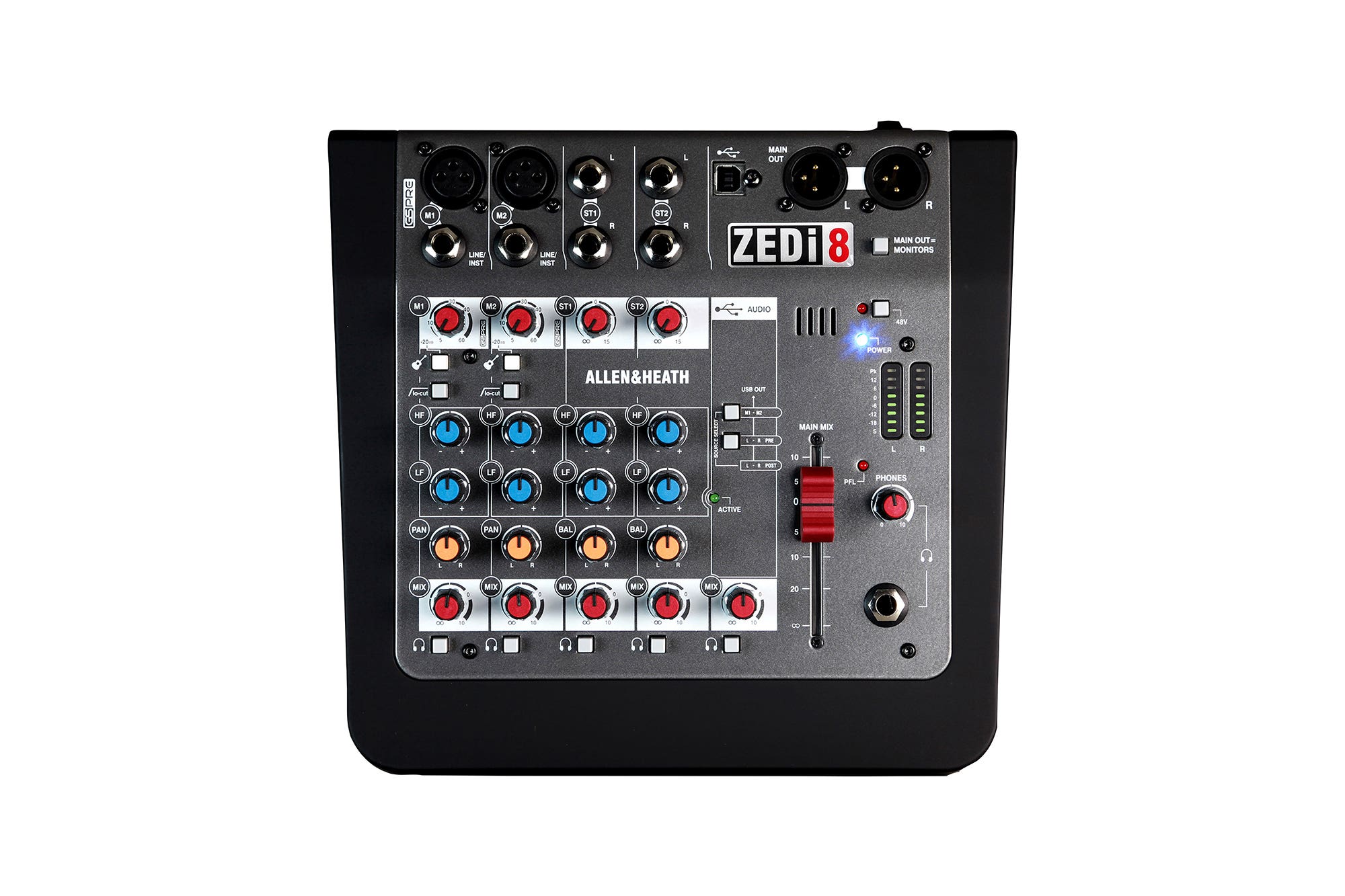 Allen And Heath Zed-i8 Compact 6-Channel USB Mixer With DI