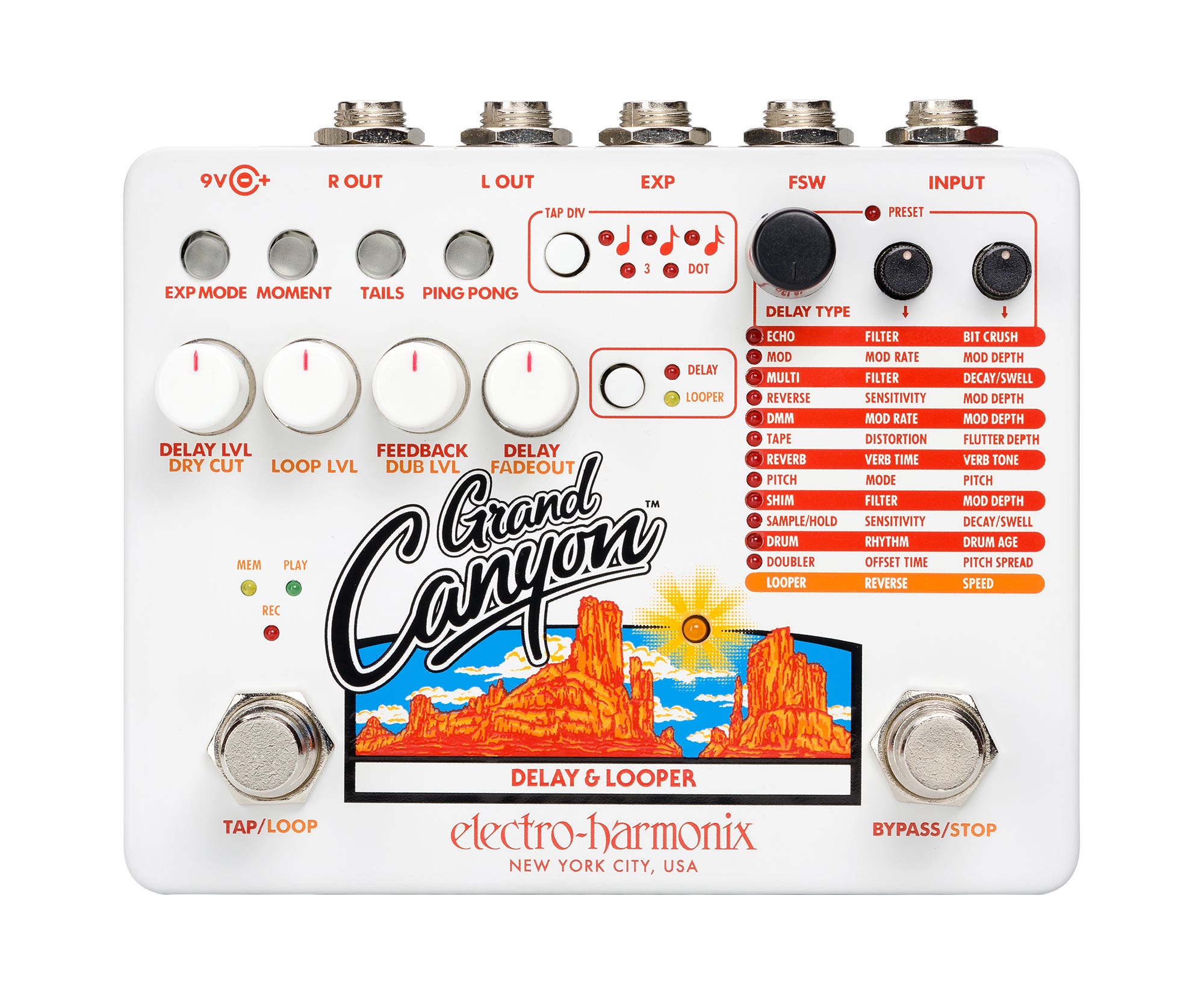 Electro Harmonix Grand Canyon Delay and Looper
