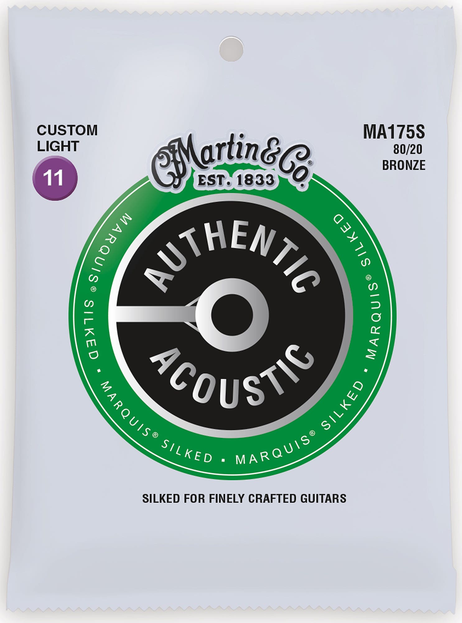 Martin Authentic Acoustic Marquis Silked 80/20 Bronze Strings