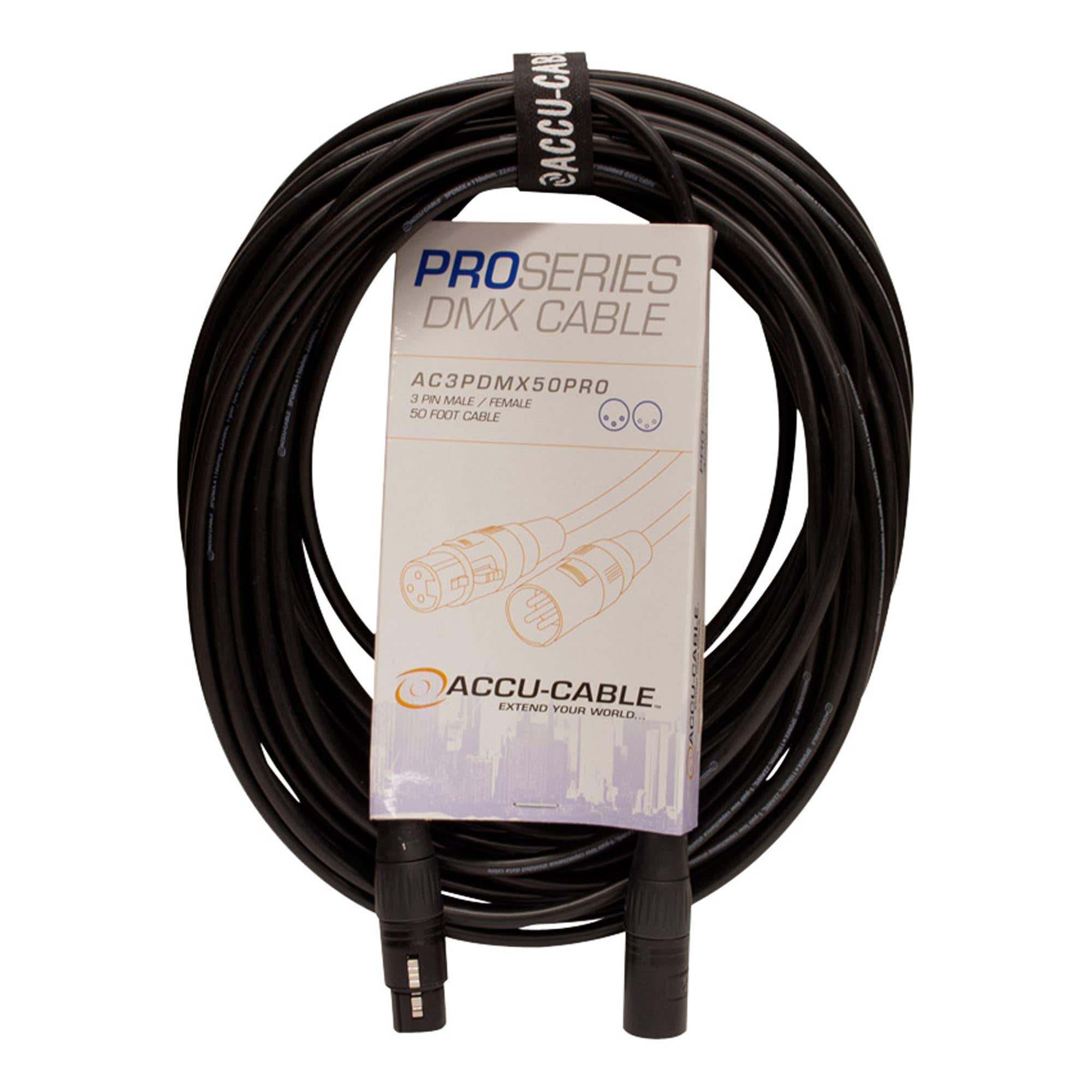 ADJ AC3PDMX Pro 3 Pin DMX Cable 5 Foot