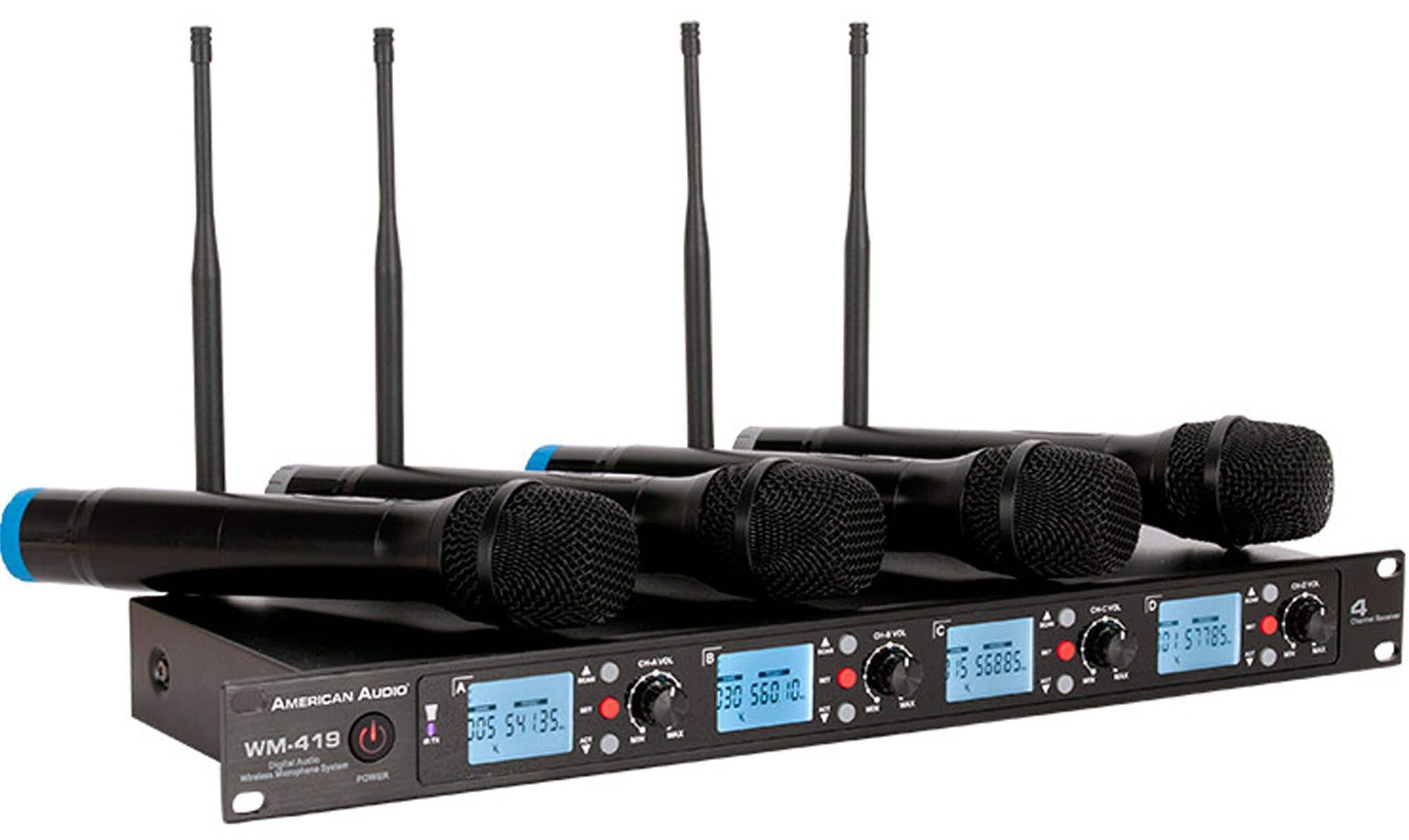 American Audio WM419 Handheld Wireless Microphone System