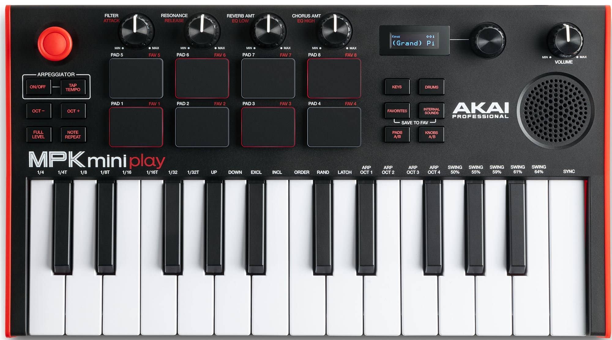 Akai MPK Mini Play mk3 Controller Keyboard With Speaker