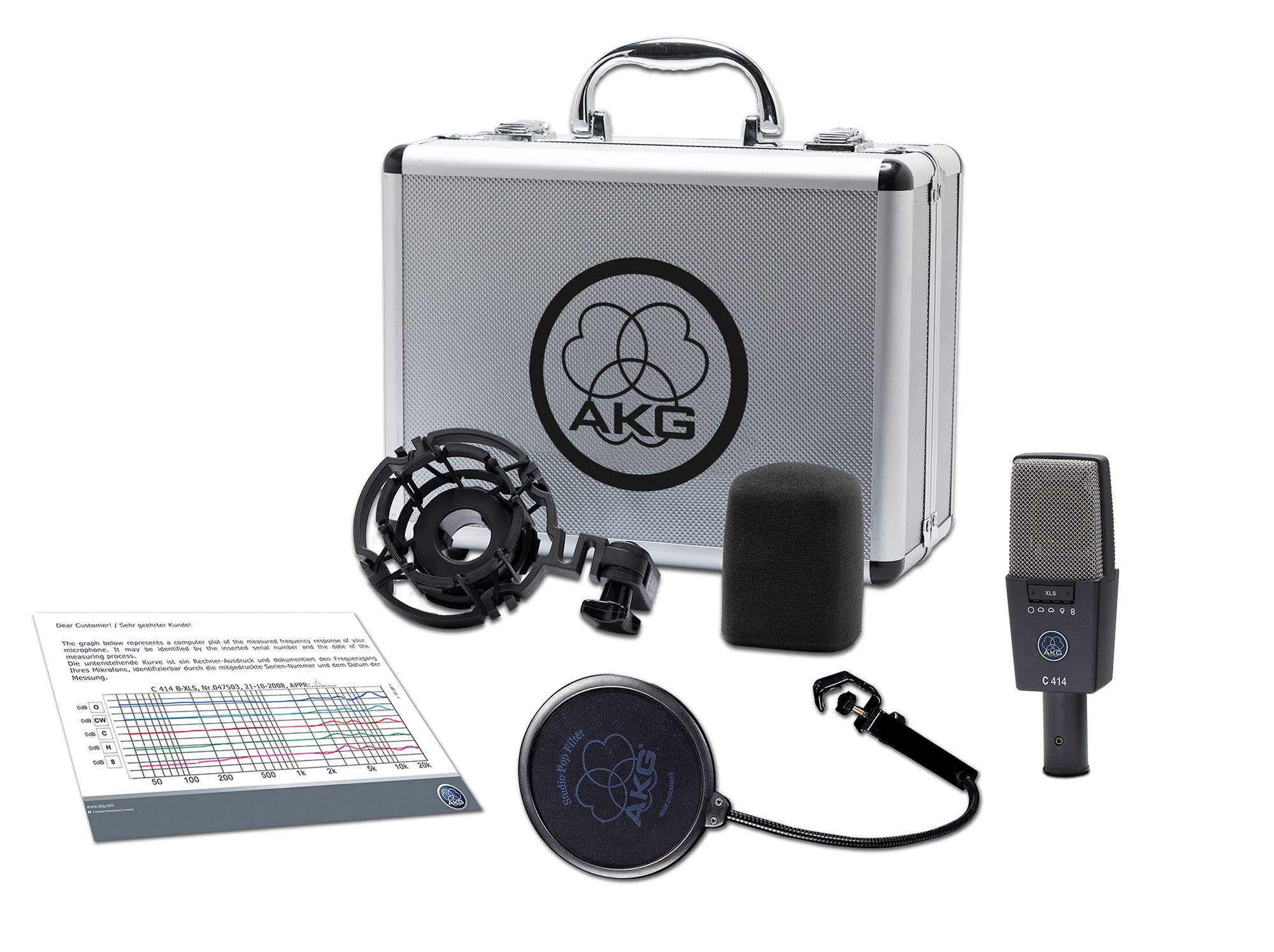 AKG C414XLS Reference Multi Pattern Large Diaphragm Condenser Mic