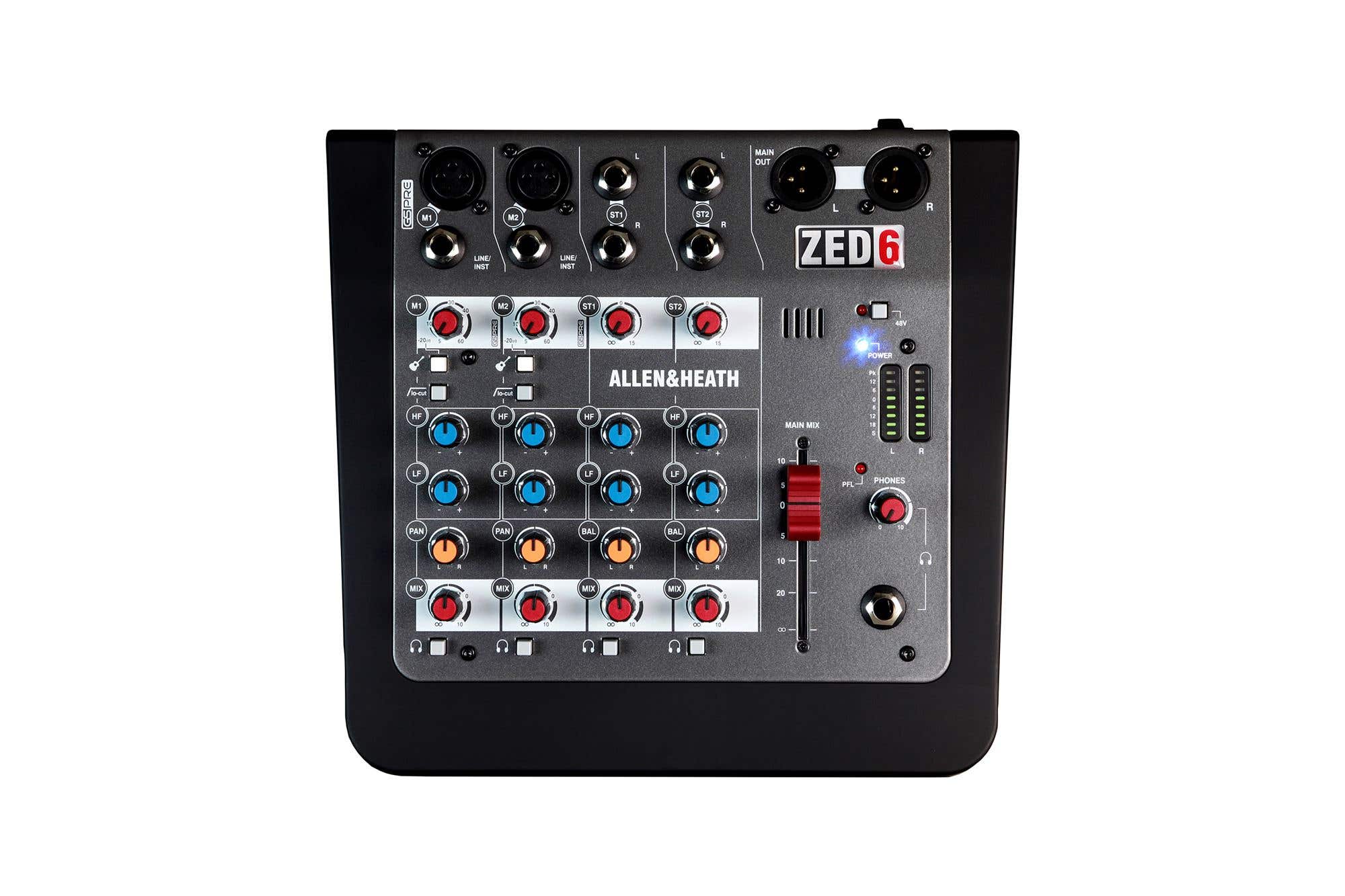 Allen And Heath Zed-6 Compact 6-Channel Analogue Mixer