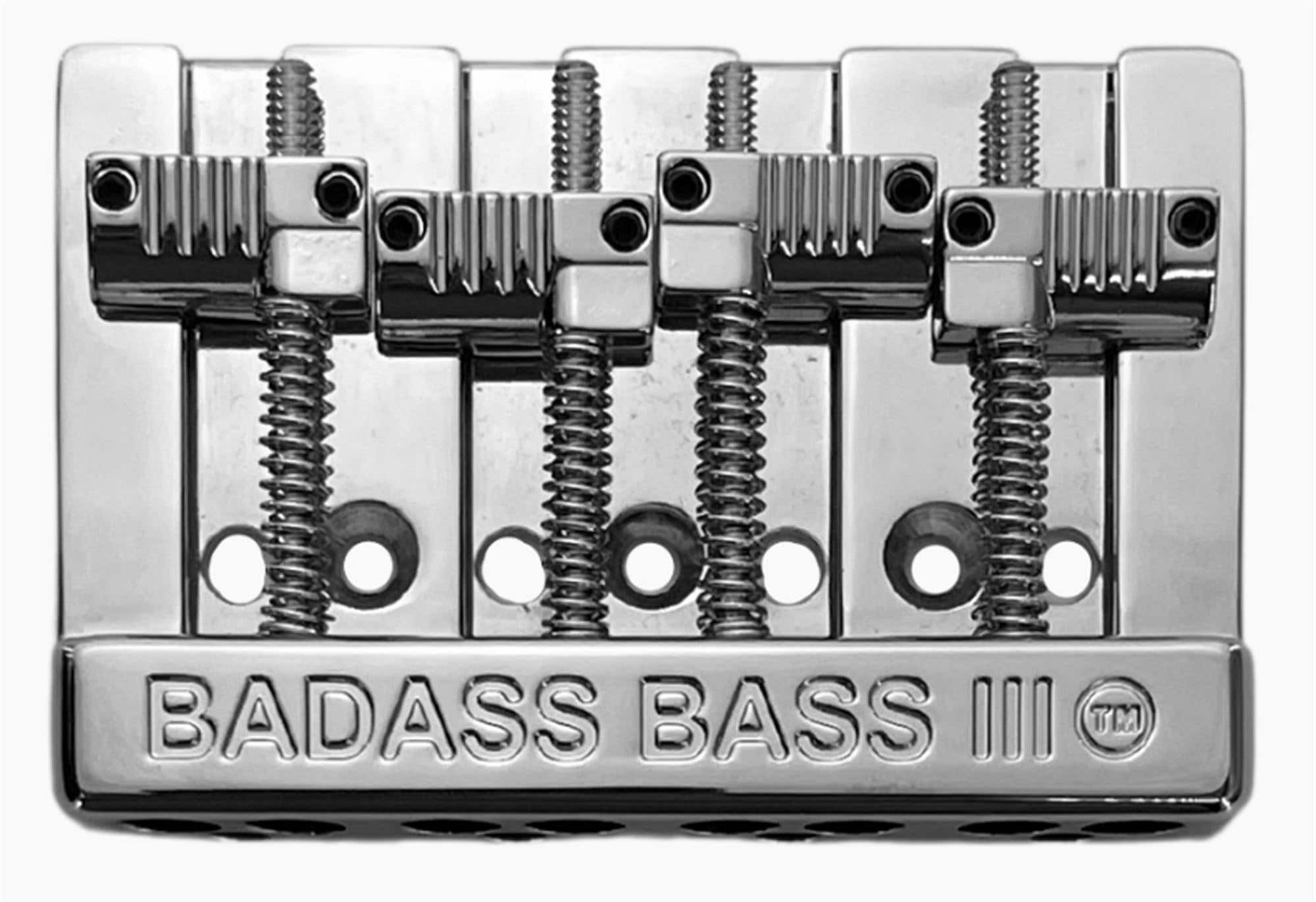Leo Quan BB-3343-010 Badass III 4-String Bass Bridge Chrome
