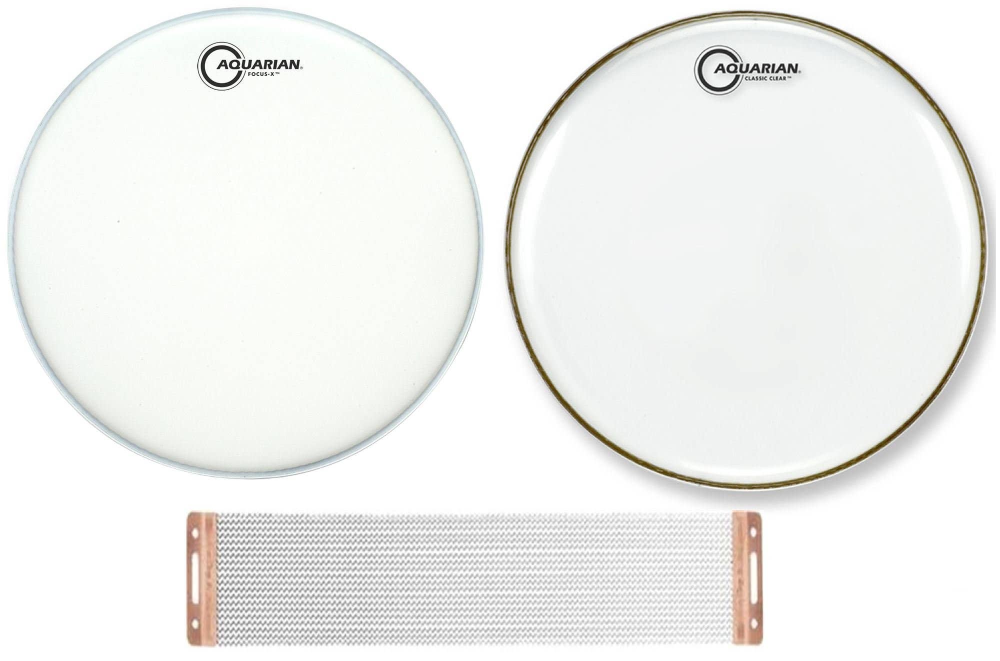 Aquarian Focus-X Coated 14/CC 14 SS/Snappy Snares