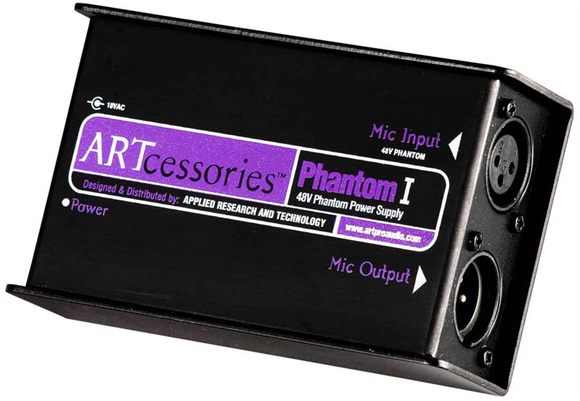 ART Phantom1 48V Phantom Power Supply For Condenser Microphones