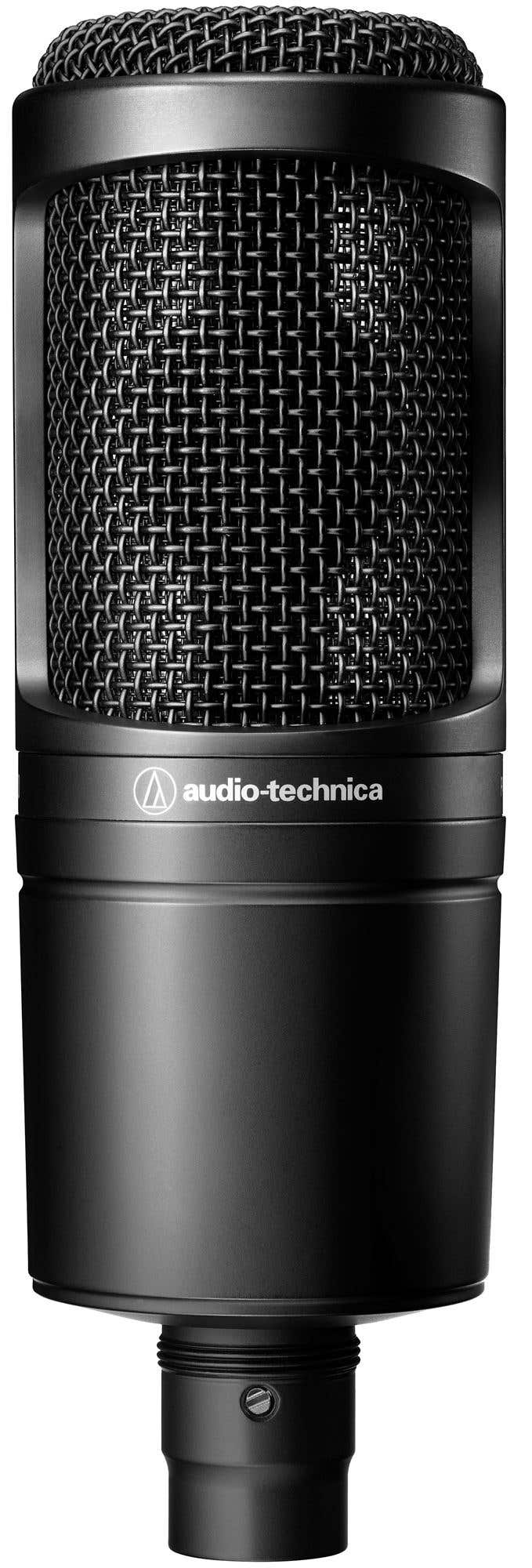 Audio Technica AT2020 Cardioid Large Diaphragm Condenser Microphone