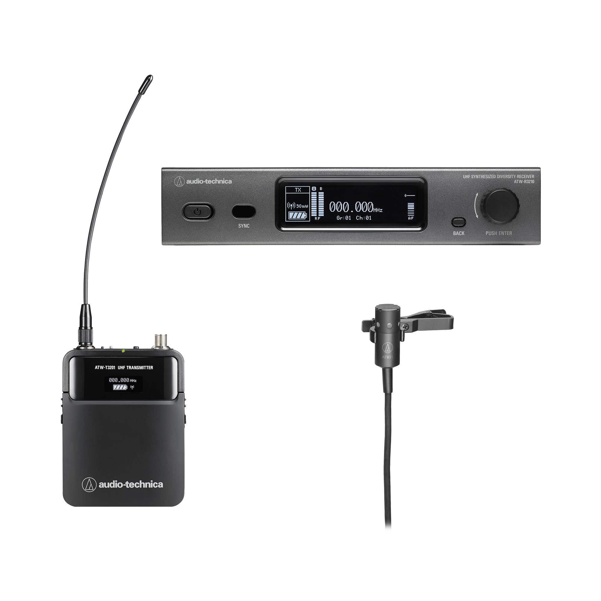 Audio Technica ATW-3211/831 Lavalier Wireless Mic System