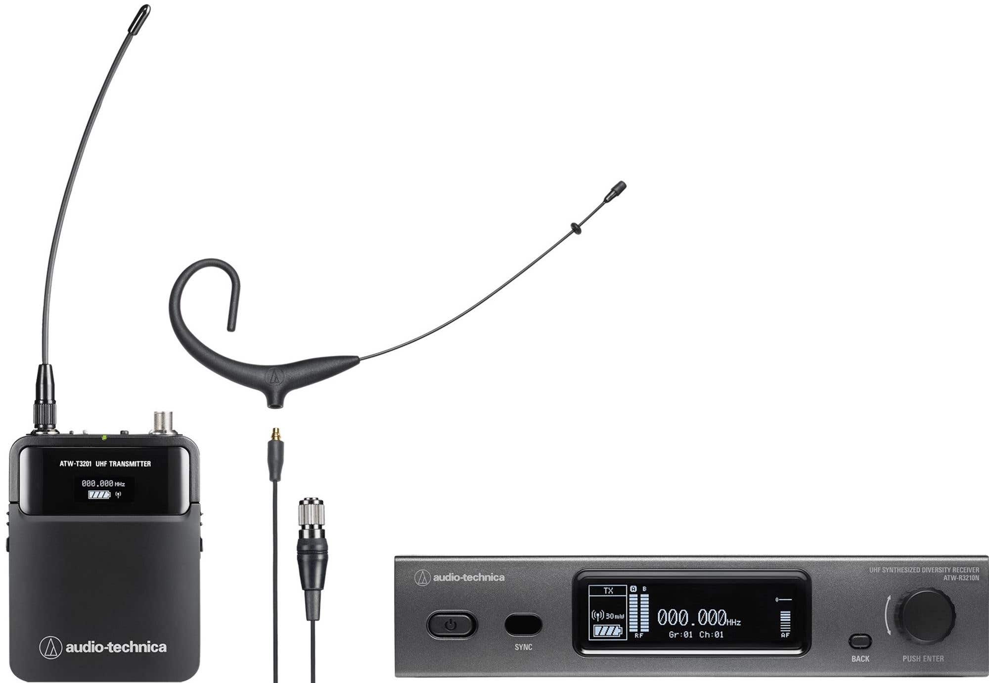 Audio-Technica ATW-3211N892X Wireless Headworn System Network Enabled
