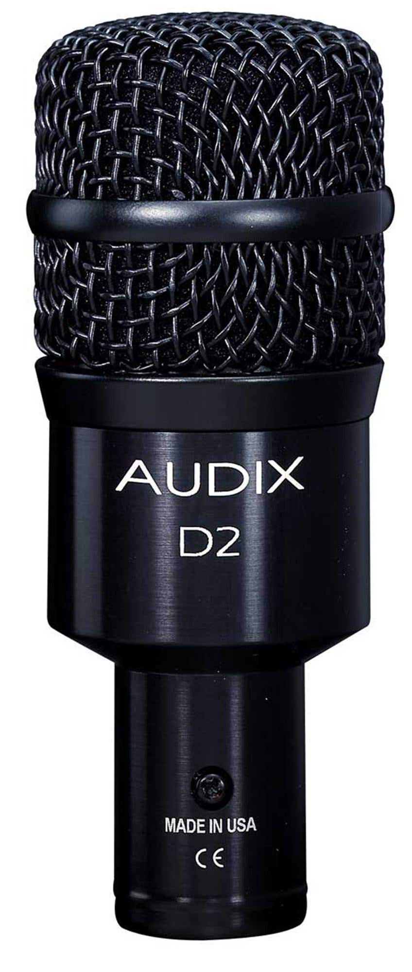 Audix D2 Dynamic Hypercardioid Drum And Instrument Microphone
