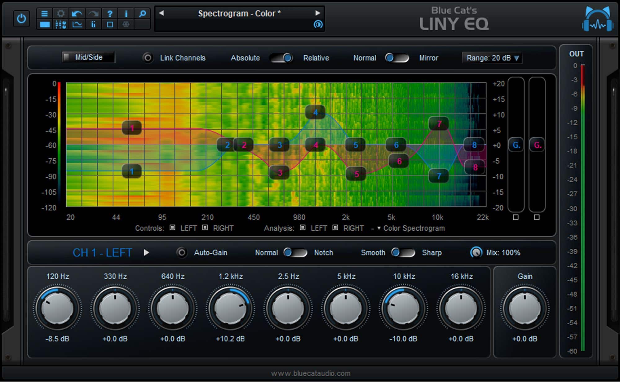 Blue Cat Audio Liny EQ Audio Plugin Download