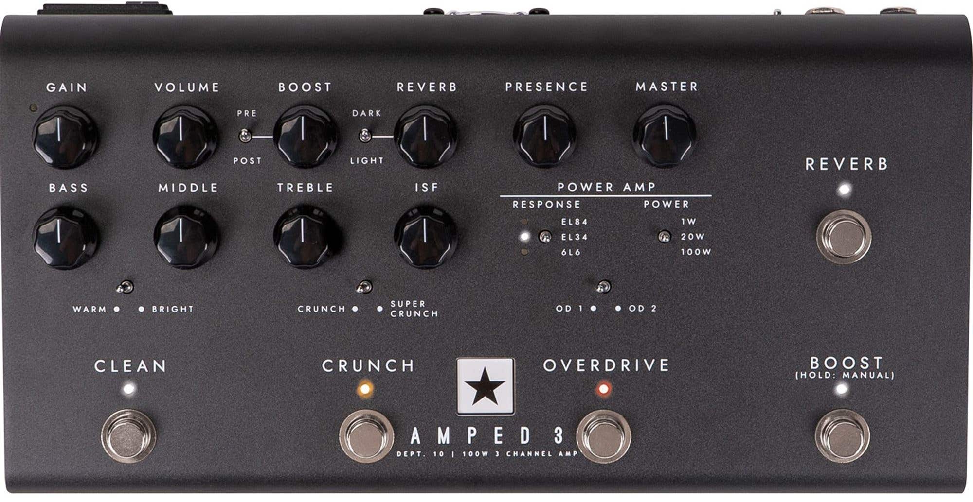 Blackstar AMPED3 3-Channel Floorboard Amp 100 watt