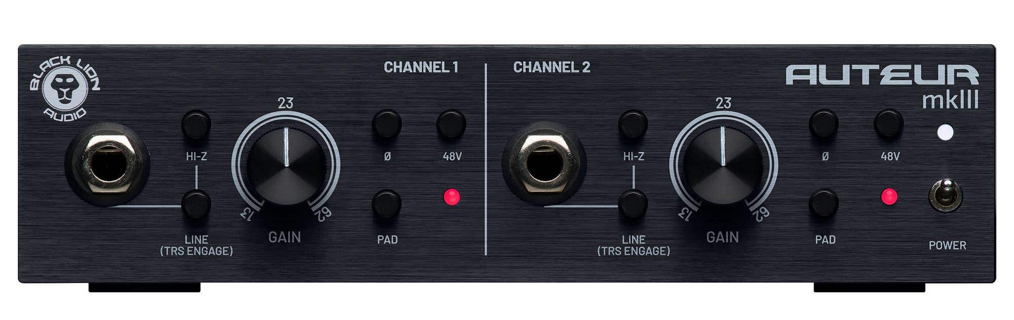 Black Lion Audio Auteur MKIII 2-Channel Mic Preamp