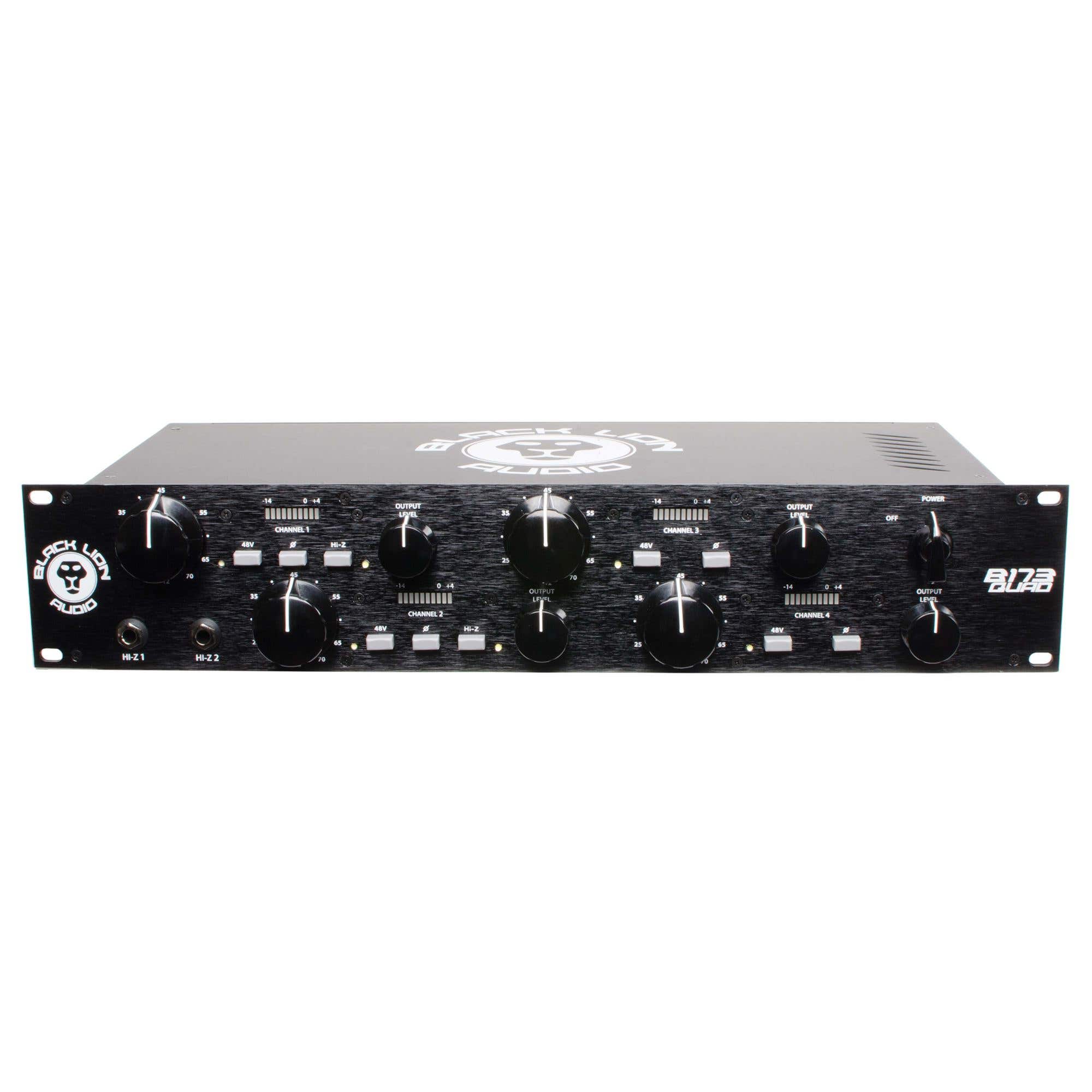 Black Lion Audio B173 Quad 4 Channel Microphone Preamplifier