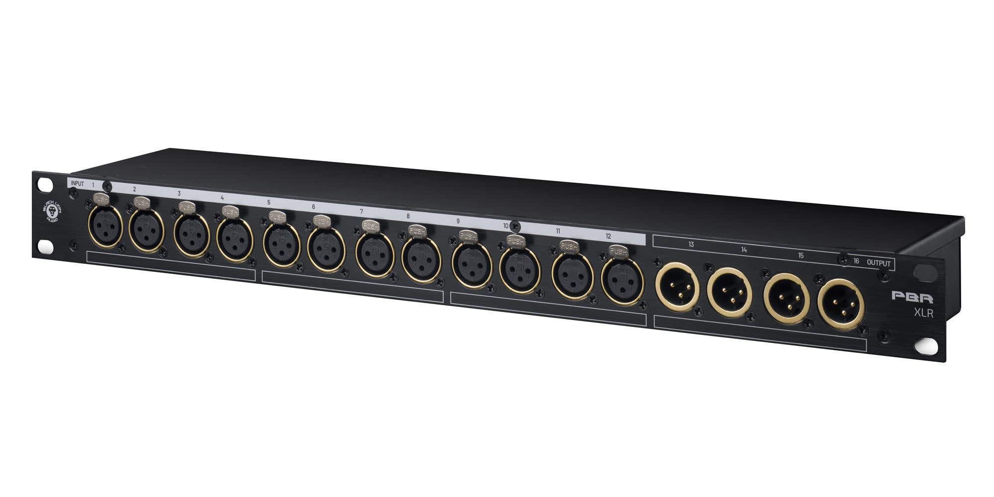 Black Lion Audio PBRXLR 12 x 4 16 Point XLR Patchbay