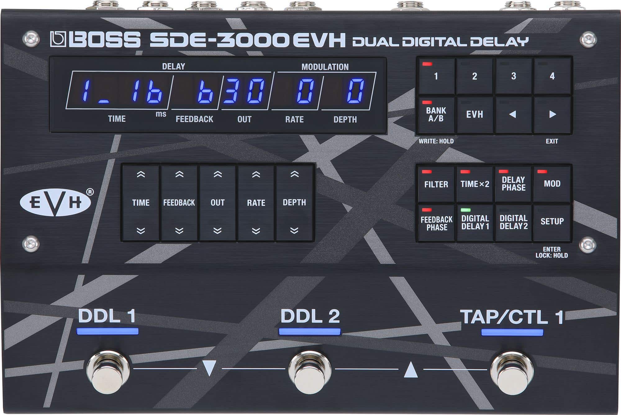 Boss SDE-3000EVH Dual Digital Delay Pedal