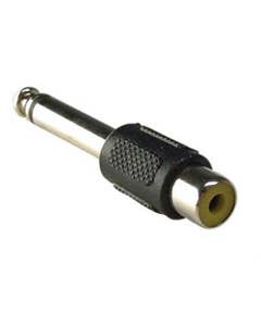 CBI 345IC 1/4 Inch TS Male to RCA Female Cable Adapter