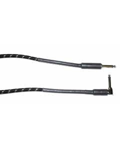 CBI BR03 Braided Guitar Instrument Cable with One Angled End