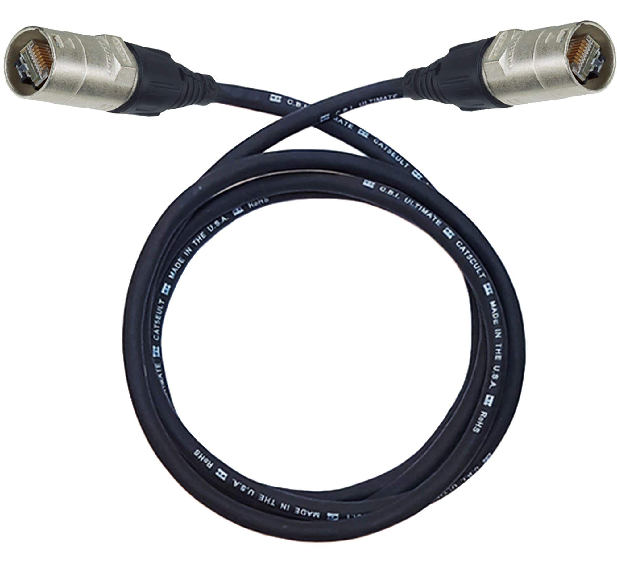 CBI CAT5E-ULT-25 Ultimate Sheilded CAT5E Ethercon Cable 25 Foot