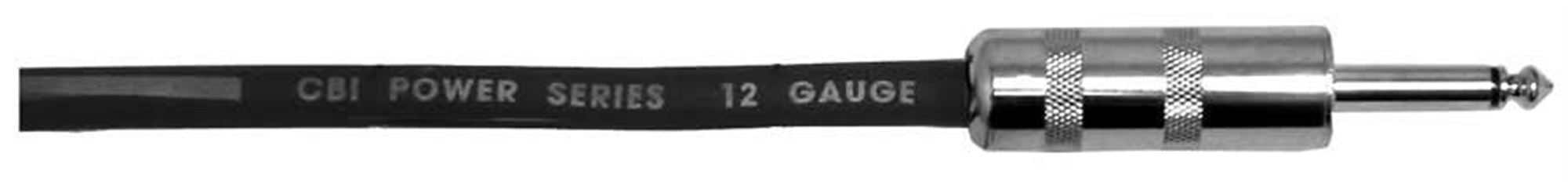 CBI SC Ultra Duty Speaker Cable 12 Gauge 1/4 Inch Connectors 3 Foot