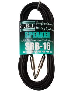 CBI SRB Speaker Cable 16 Gauge 1/4 Connectors