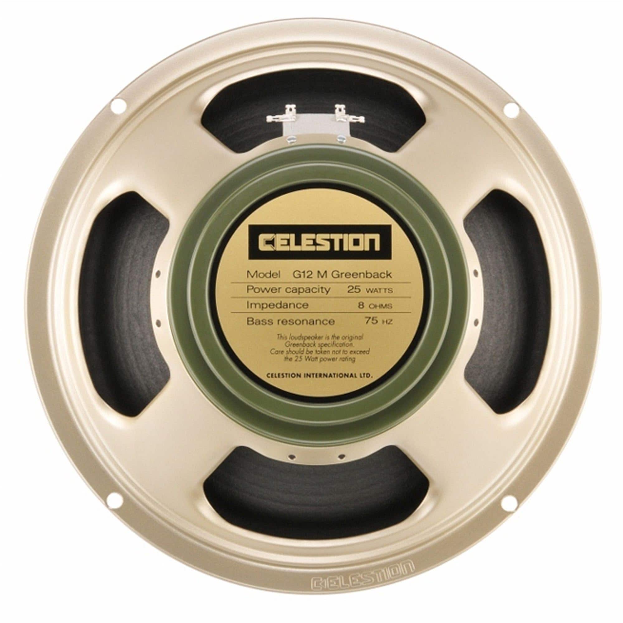 Celestion G12M Greenback 12 Inch Guitar Speaker 25 Watts