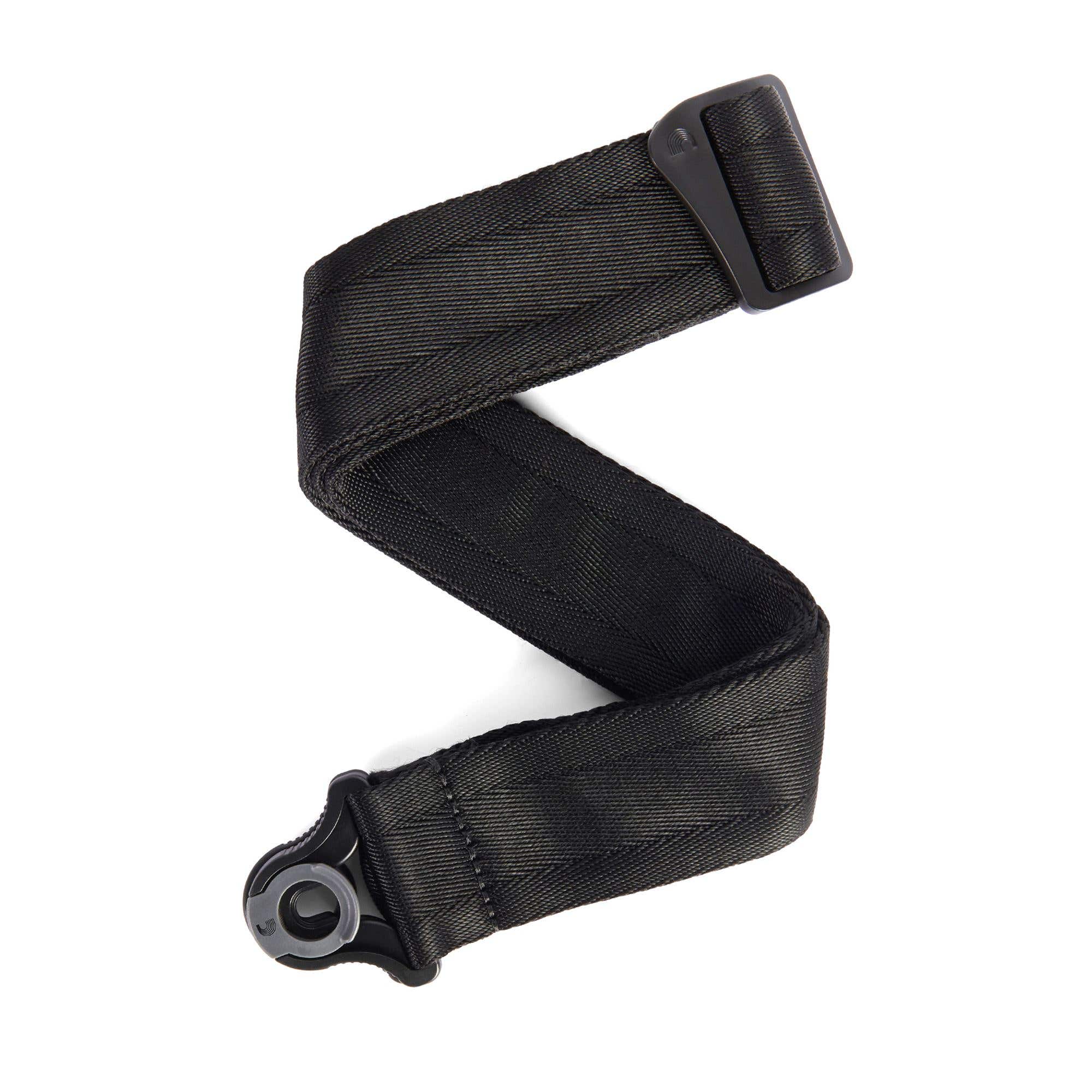 D'Addario 50BAL00 Auto Lock Guitar Strap Black