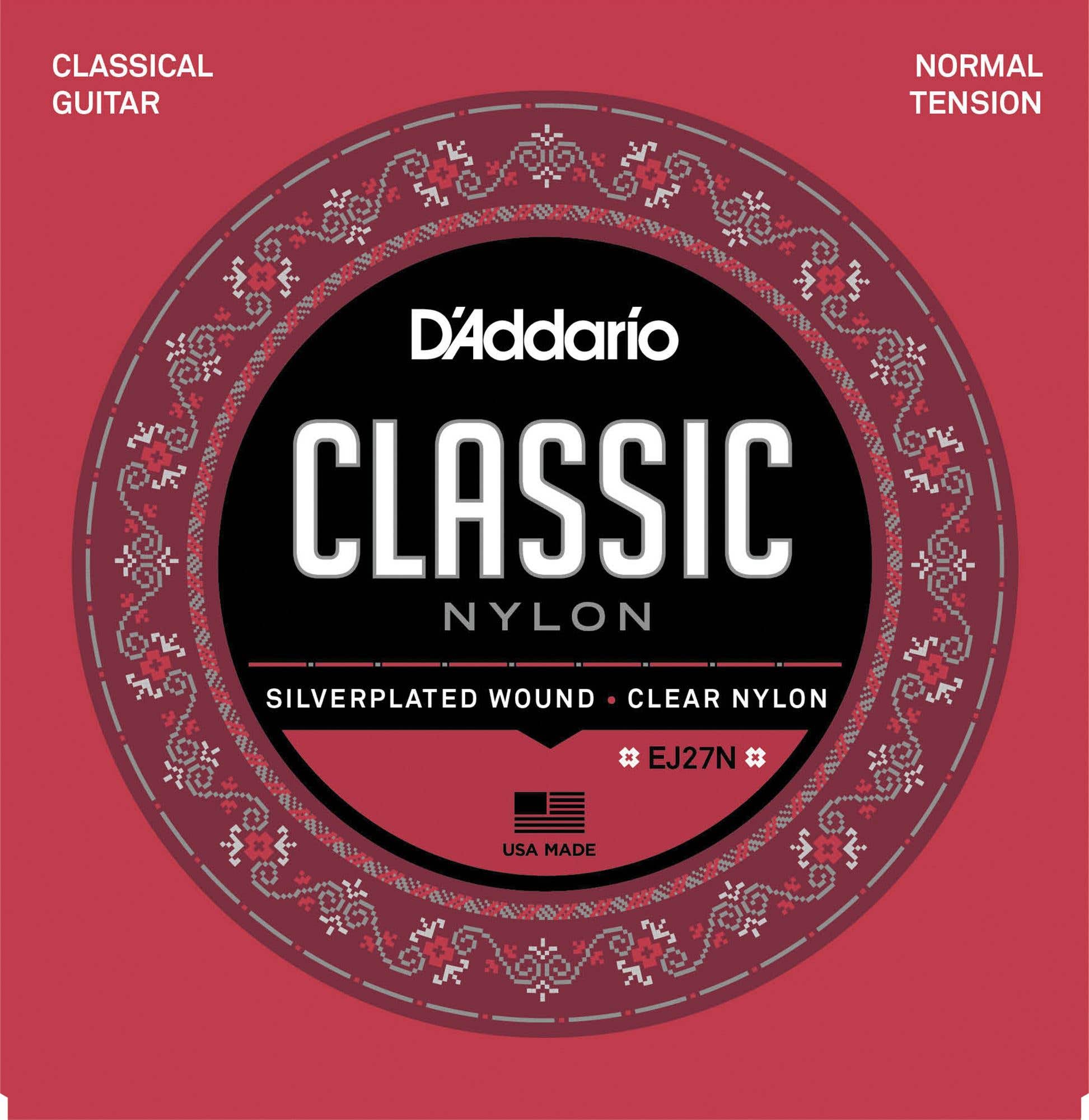 D'Addario EJ27N Classics Classical Guitar Strings Normal 29-45