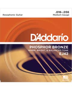 D'Addario EJ42 Resophonic Phosphor Bronze Acoustic Guitar Strings