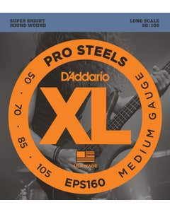 D'Addario EPS XL ProSteels Electric Bass Guitar Strings