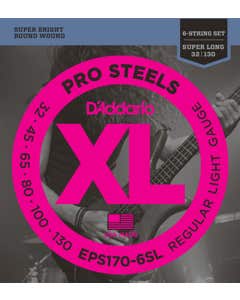 D'Addario EPS170-6SL ProSteel 6 String Bass Guitar Strings