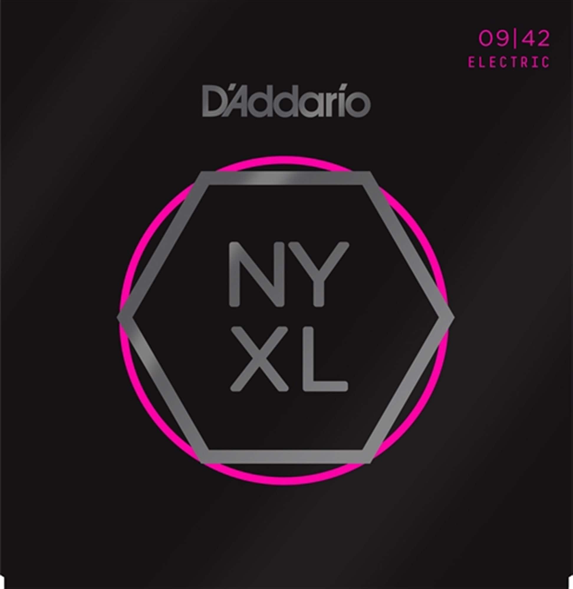 D'Addario NYXL0942 Nickel Wound Electric Guitar Strings 9-42