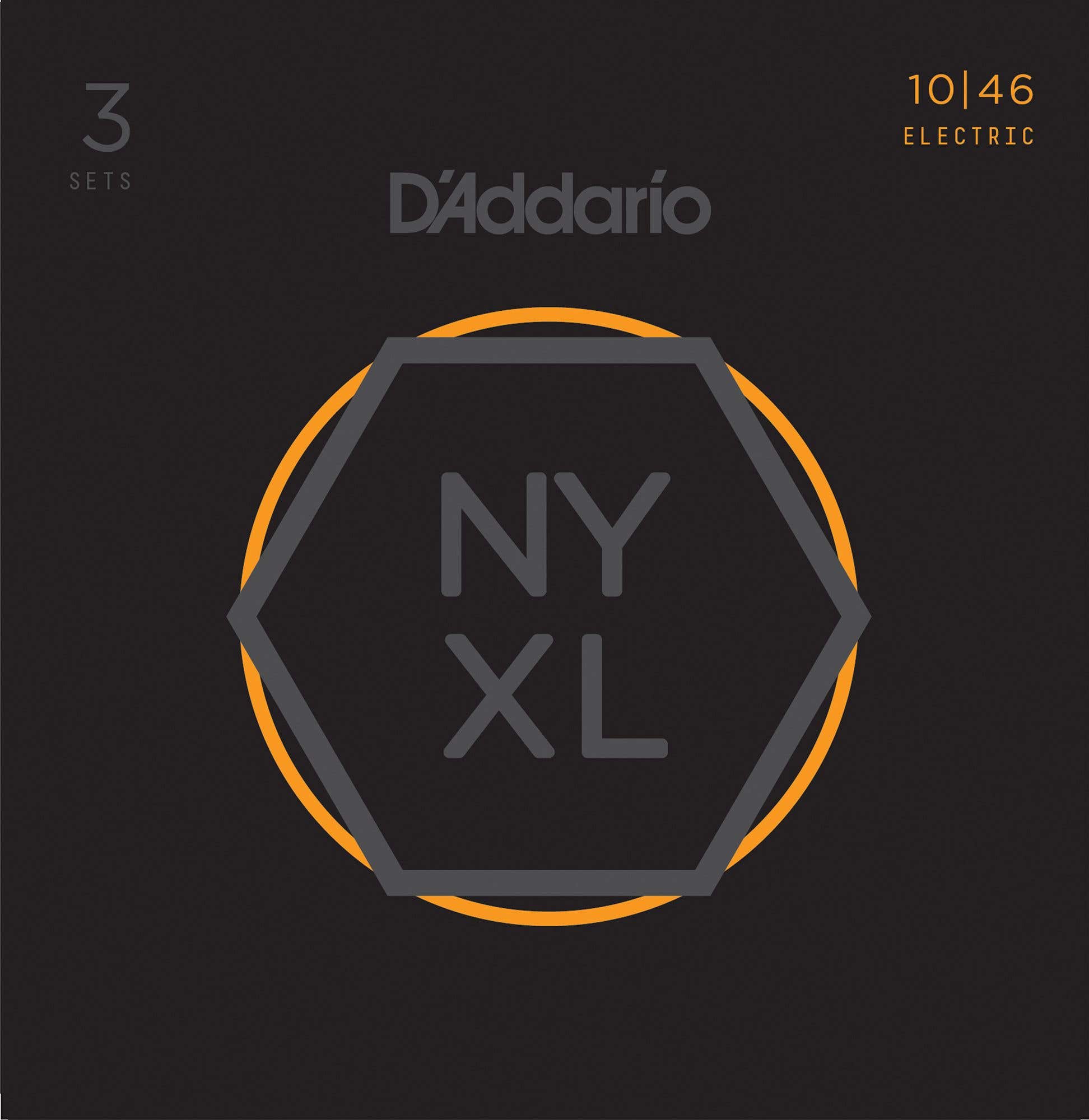 DAddario NYXL1046-3P NYXL Regular Lite 3 Pack