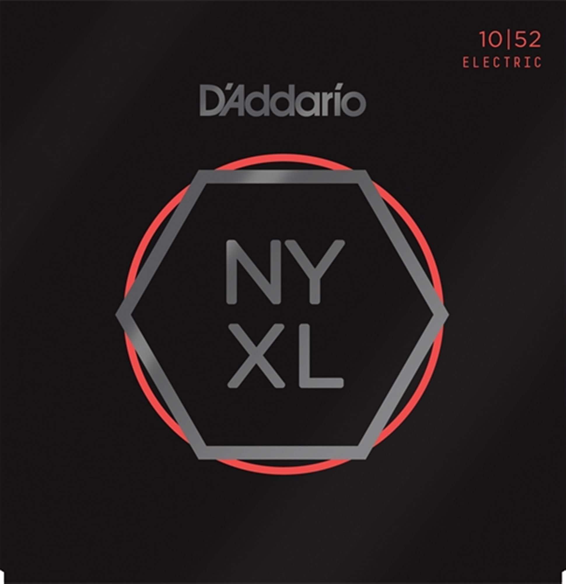 D'Addario NYXL1052 Nickel Wound Electric Guitar Strings 10-52