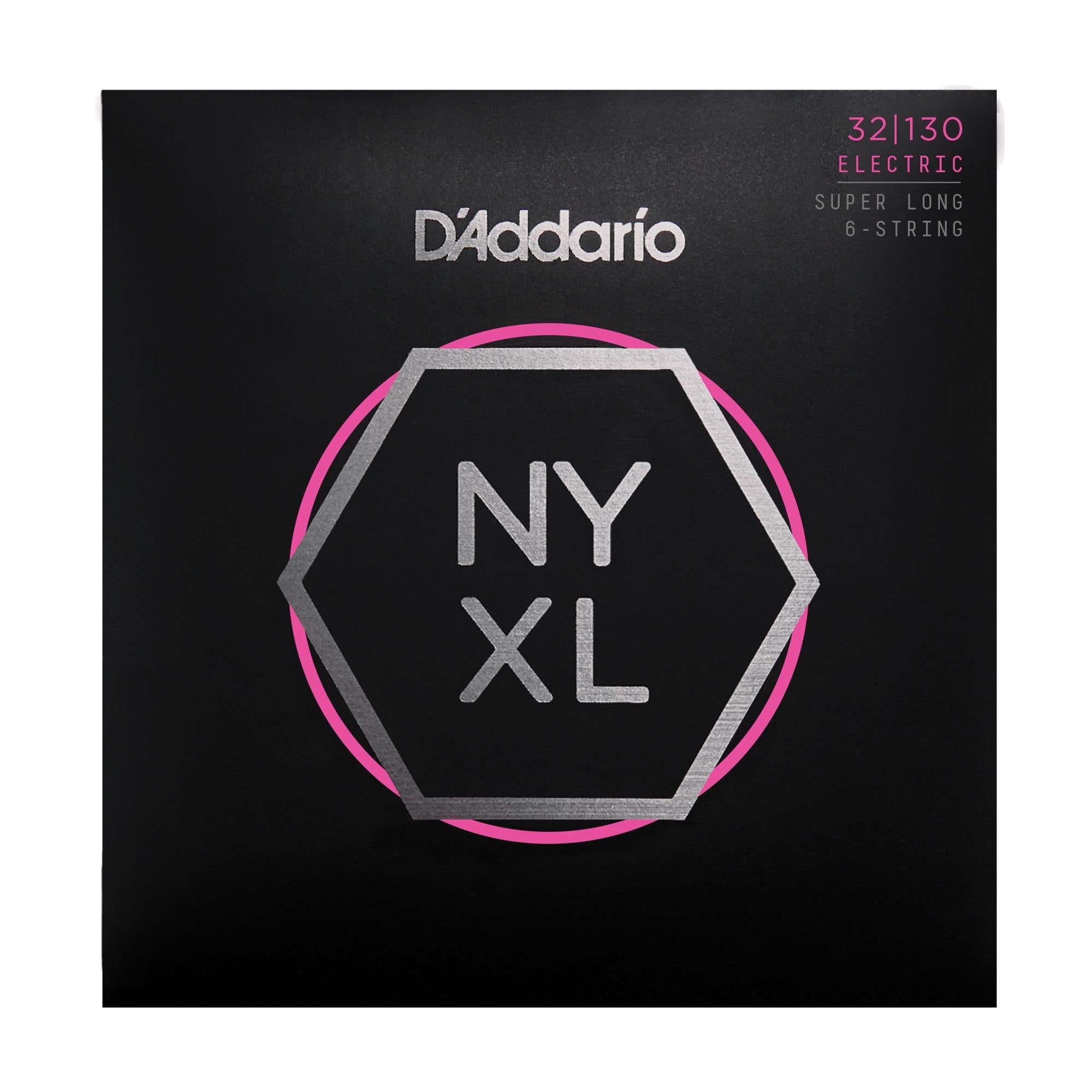 D'Addario NYXL32130 6 String Bass Set Super Long