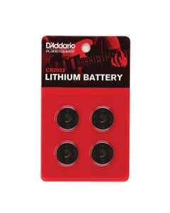 DAddario PW-CR2032-04 Lithium Batteries 4 Pack