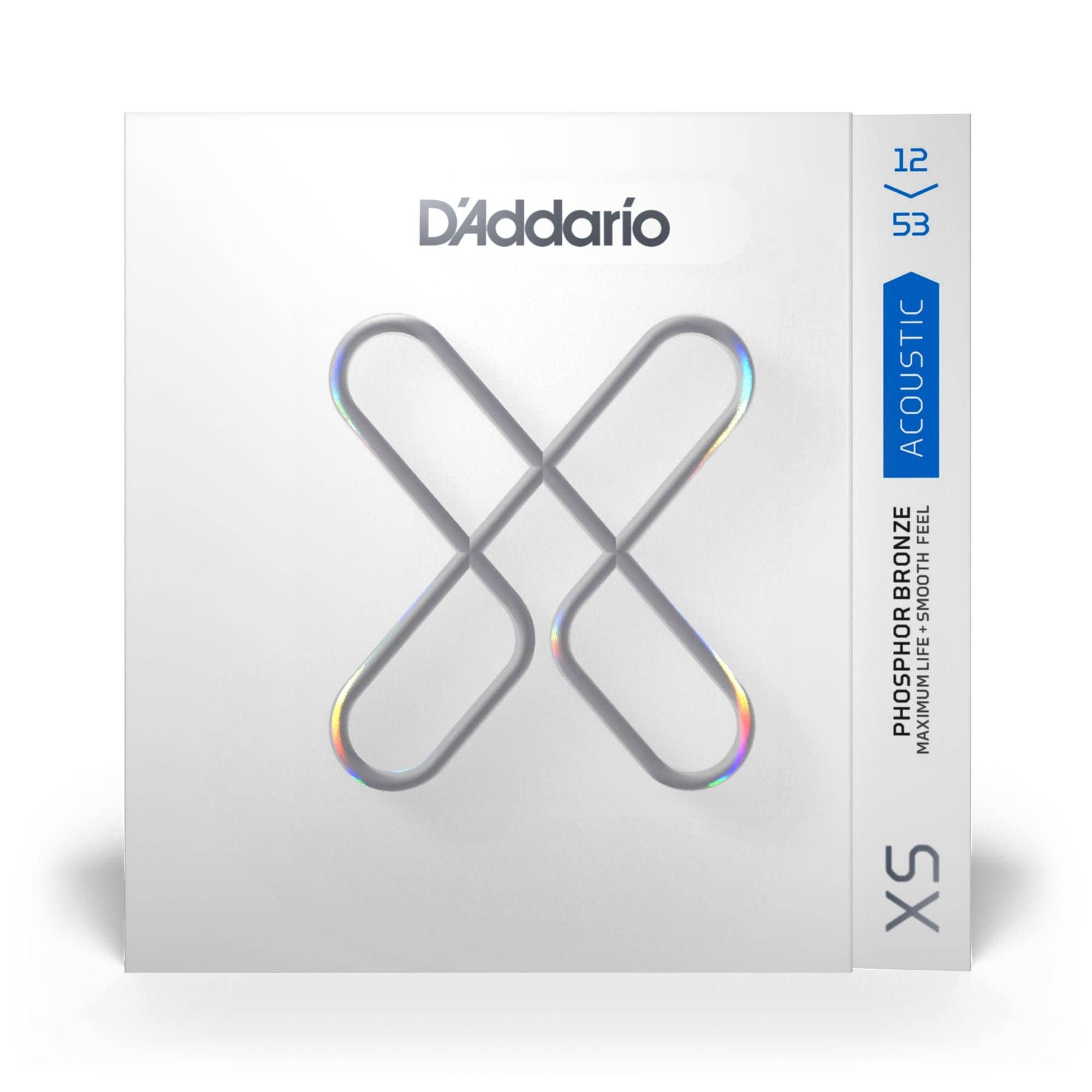 D'Addario XSAPB1253 XS Phosphor Bronze Acoustic Guitar Strings