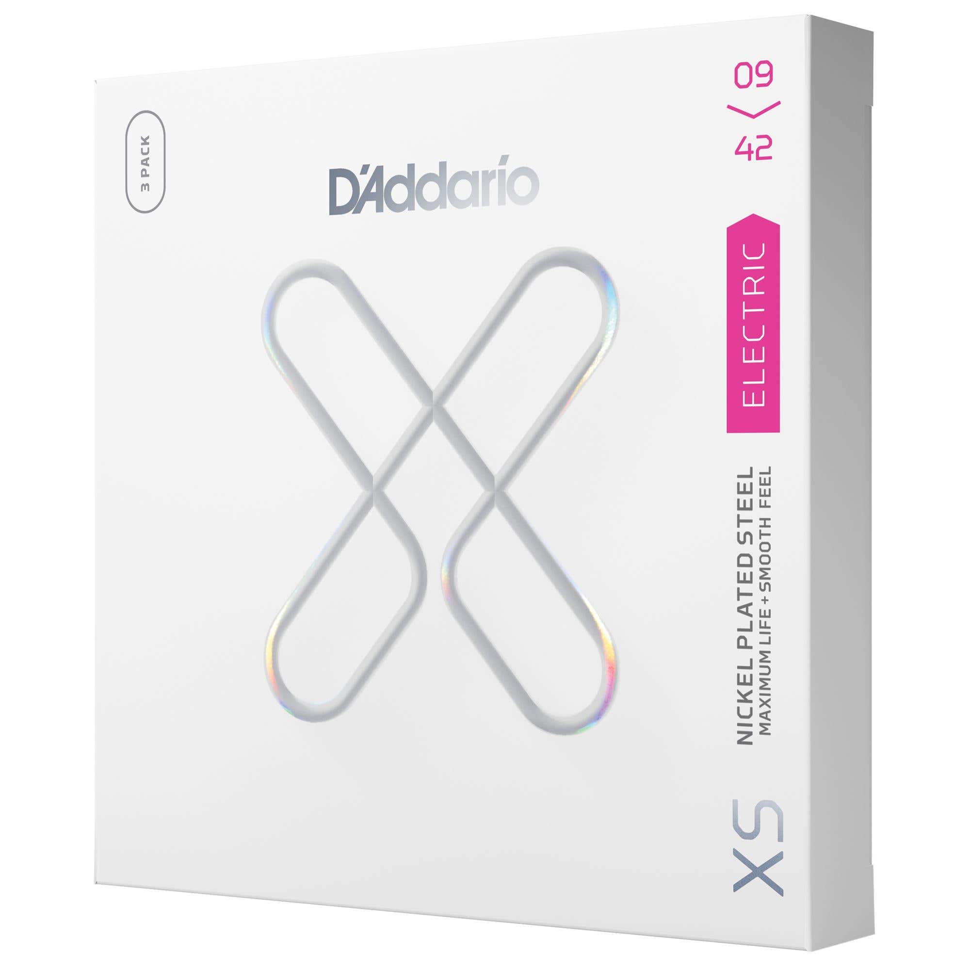 D'Addario XS Electric Guitar Nickel Strings