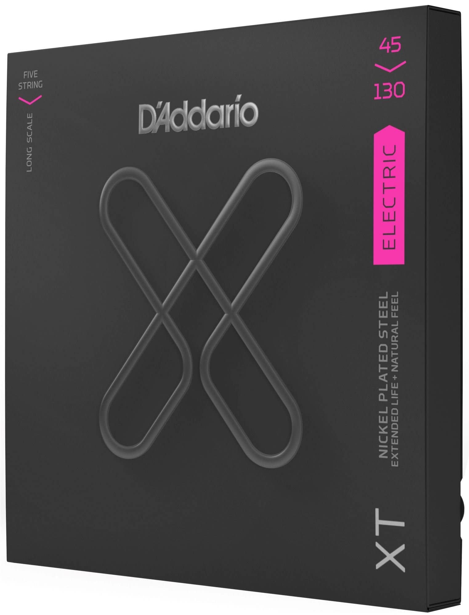 D'Addario XT Nickel Plated 5-String Bass Guitar Strings