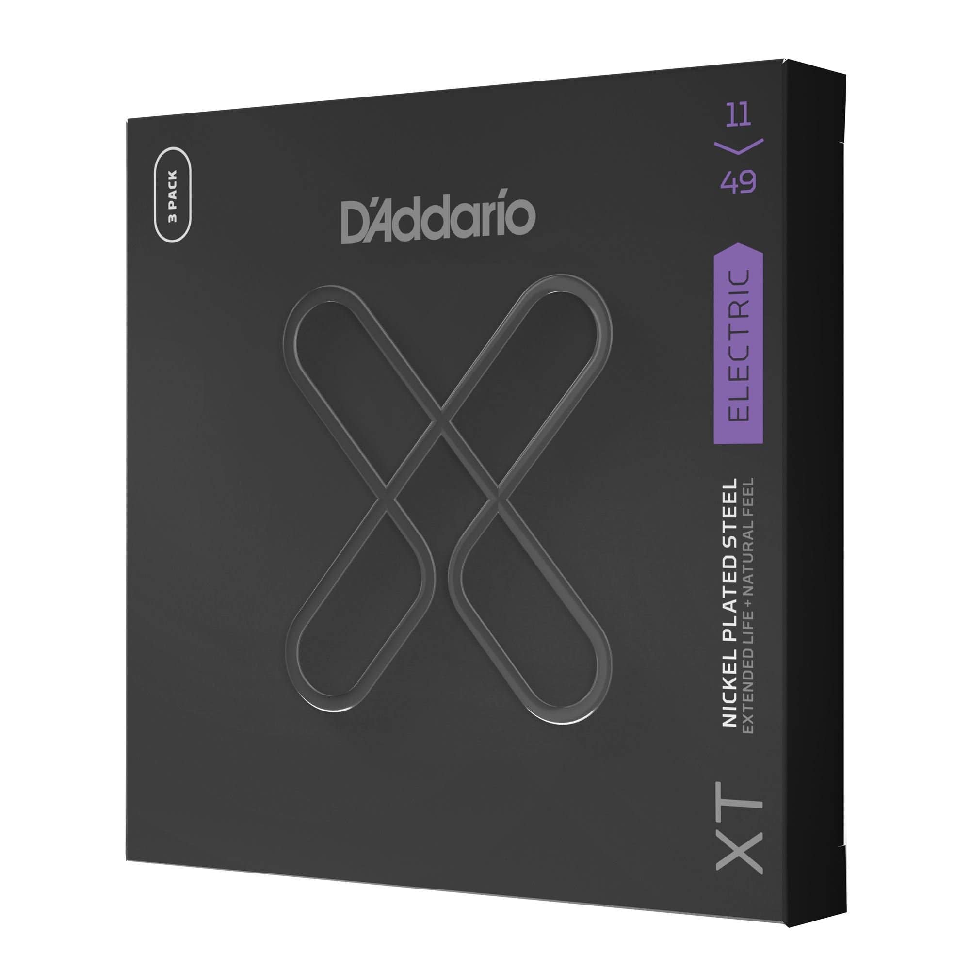 D'Addario XTE1149-3P Medium Electric Guitar Strings 3 Pack