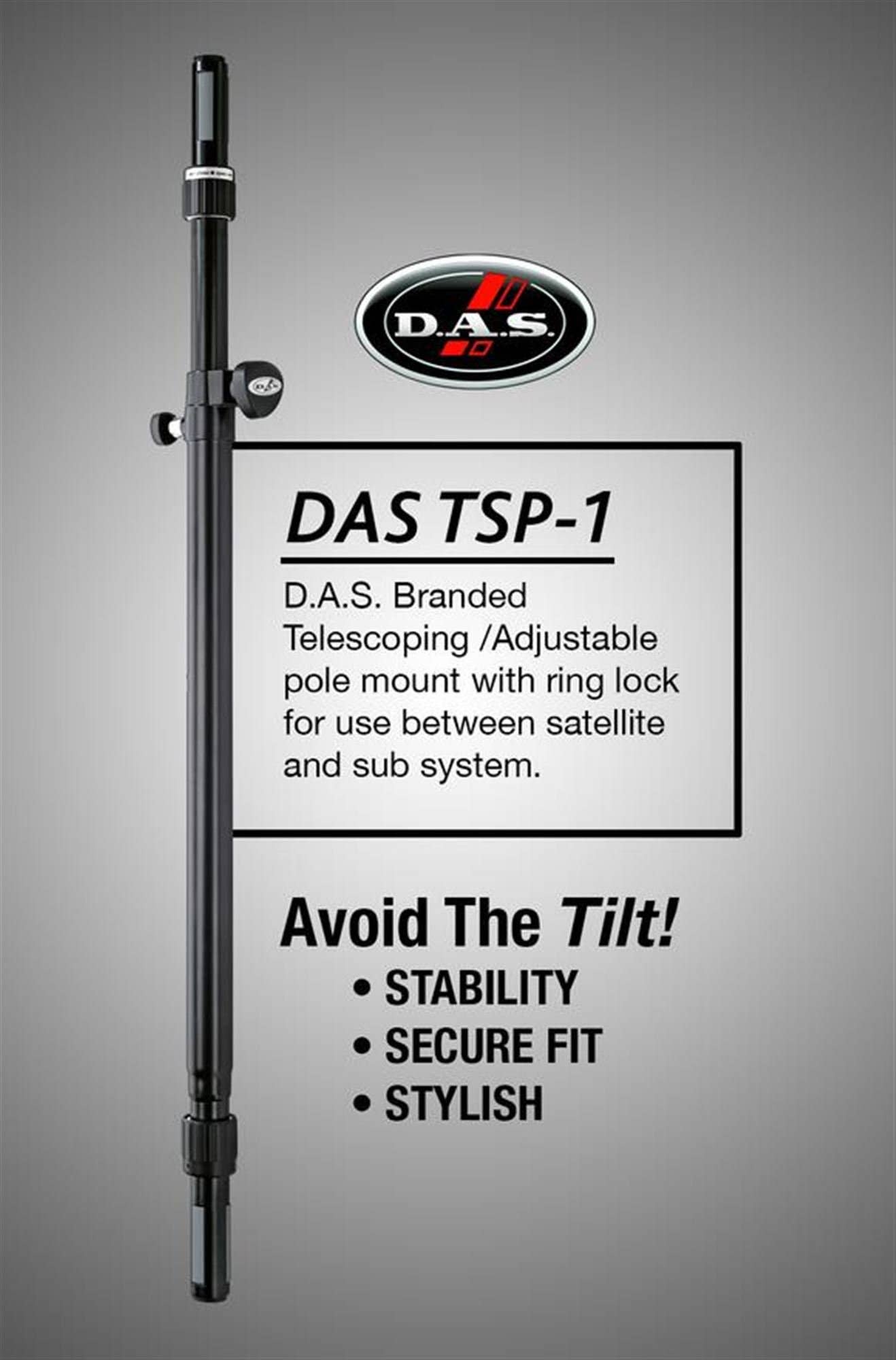 D.A.S. Audio TSP-1 Telescoping Pole for Speakers